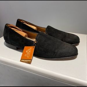 Bally Black Suede Loafer